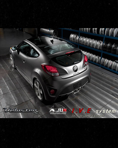 HỆ THỐNG ỐNG XẢ 2 CHẾ ĐỘ MẪU IVE 7ISM HYUNDAI VELOSTER